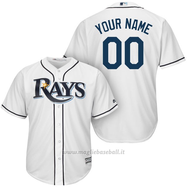 Maglia Tampa Bay Rays Personalizzate Bianco